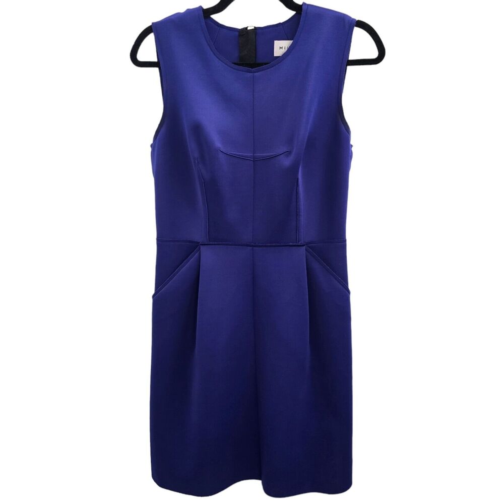Milly Blue Sleeveless Dress Women's Size 6 Workwear